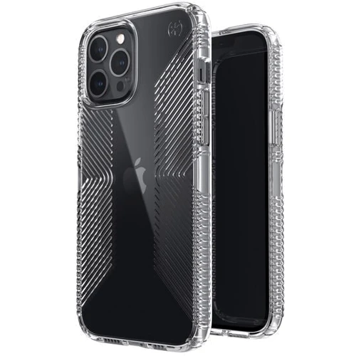 Чехол для iPhone Speck Presidio Perfect-Clear with Grips Case Clear (138506-5085) for iPhone 12 Pro Max