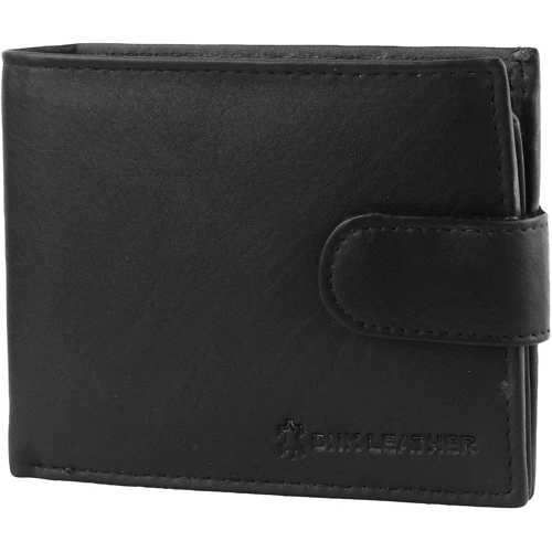 Мужское портмоне DNK Leather черное (DNKN7L-CCF-black)