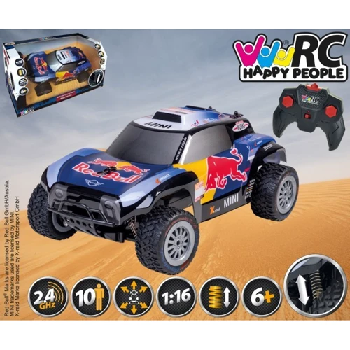 Машинка на радіокеруванні Happy People Red Bull X-Raid Mini JCW Buggy 1:16 (H30045): Форма Автомобиль