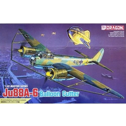 Многоцелевой самолет Dragon Ju88A-6 w/Balloon Cutting Device