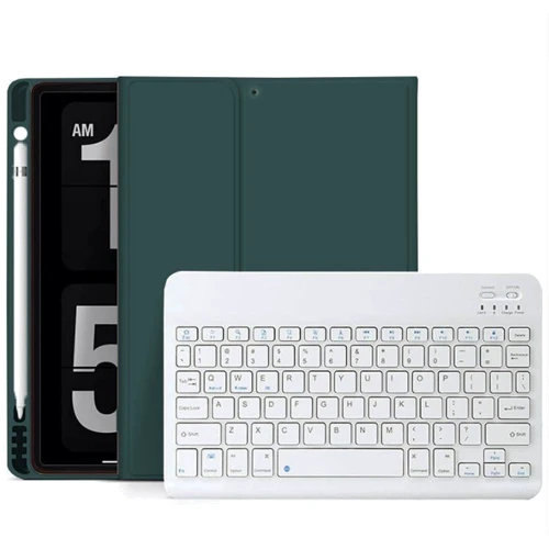 Аксесуар для iPad BeCover Case Smart Keyboard Dark Green for iPad 10.9 (2022 / 2024) / iPad 11 2025 (709677): Матеріал поліуретан