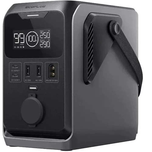 Зарядная станция EcoFlow TRAIL 300 DC: Емкость аккумулятора, Вт/ч 288