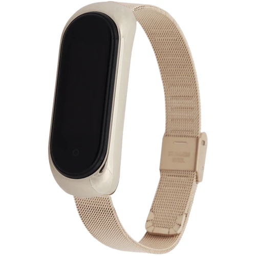 Ремінець BeCover Metal Rose Gold для Xiaomi Mi Smart Band 5/6 (705149)