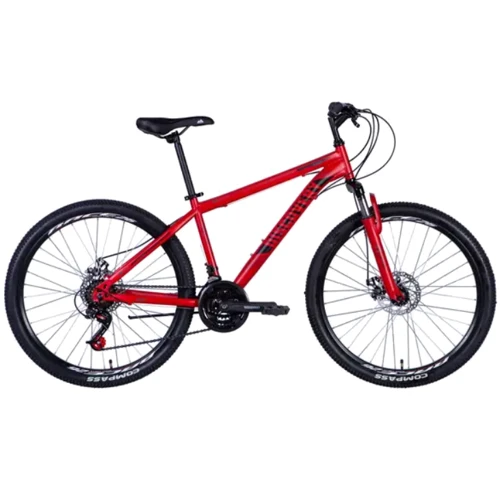 Велосипед Discovery RIDER AM DD ST 26" рама 2024 (красный (м)) (OPS-DIS-26-604)