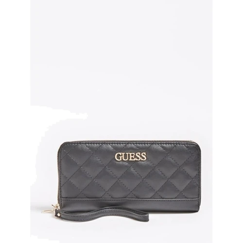 Жіночий гаманець Guess Illy Slg Large Zip Around чорний (SWVG7970460-BLA)