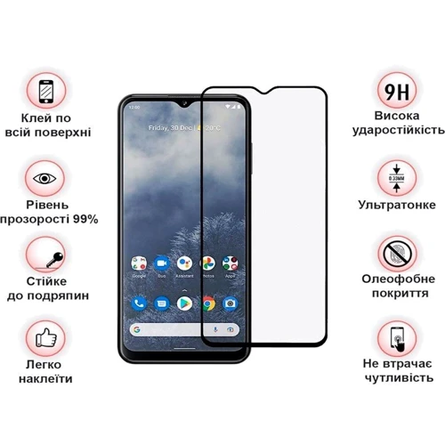 Аксессуар для смартфона BeCover Tempered Glass Black for Nokia G60 5G (708548)