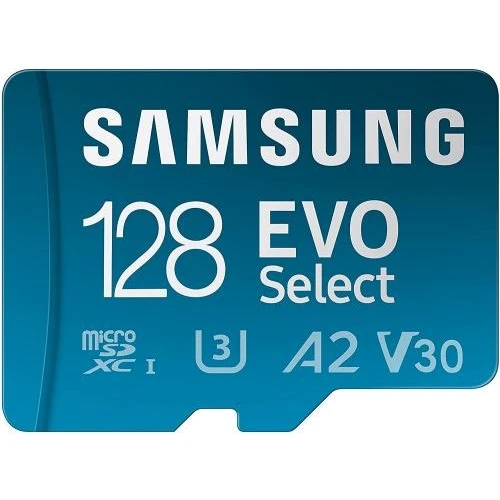 Карта памяти Samsung 128GB microSDXC EVO Select Class 10 UHS-I EVO Select 2024 + adapter (MB-ME128SA/AM)