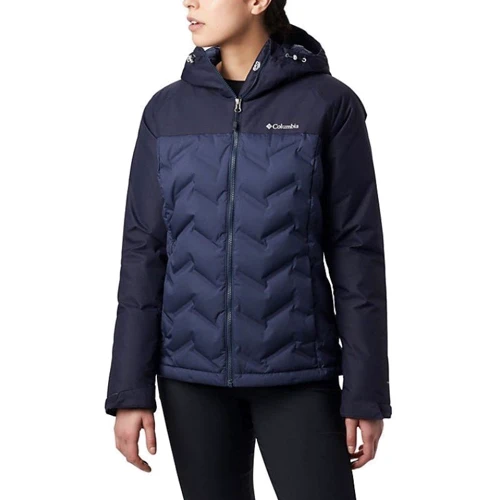 Пуховик Columbia Grand Trek™ Down Jacket 1859641-466 46 темно-синий зимний с капюшоном
