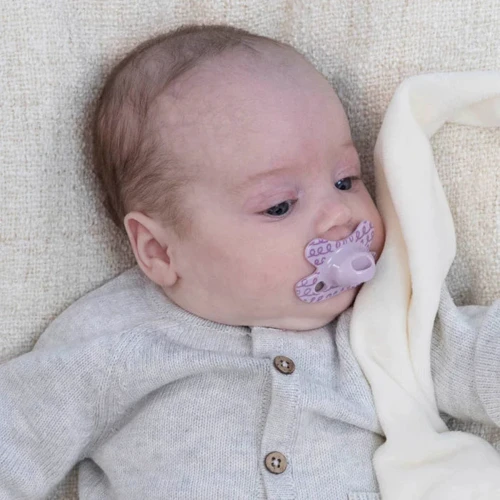 Пустышка силиконовая Difrax Natural Newborn 0+ мес. Apricot_lines (113 Apricot_lines) фото 6