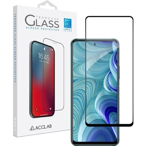 Аксессуар для смартфона ACCLAB Tempered Glass Full Glue Black for Infinix Hot 11s