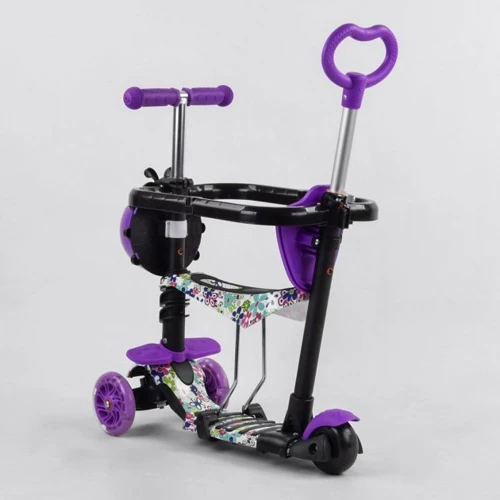 Самокат Best Scooter с защитным бампером фиолетовый (S 9602): Максимальная допустимая нагрузка, кг 60