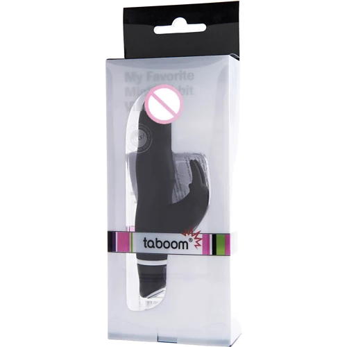 Мини вибратор кролик Taboom My Favorite Mini Rabbit, 12,5х2,5 см, черный