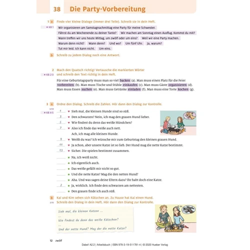 Dabei! A2.2: Arbeitsbuch: Производитель Hueber