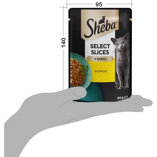 Влажный корм для котов Sheba Selection in Sauce с курицей в соусе 28х85 г (3065890096806) фото 7