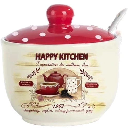 Цукорниця з ложкою S&T Happy Kitchen 450мл (2242-11/1)