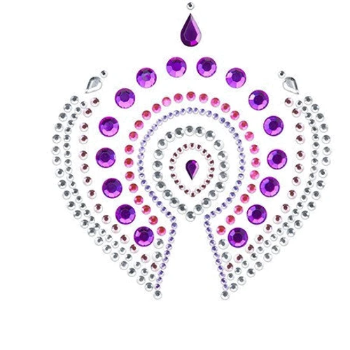 Украшения для груди и бикини со стразами Bijoux Indiscrets FLAMBOYANT (розово-фиолетовый)