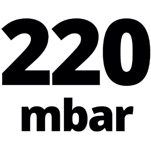 Будівельний пилосос Einhell TE-VC 2230 SAC (2342465): Максимальна сила всмоктування 220 мБар