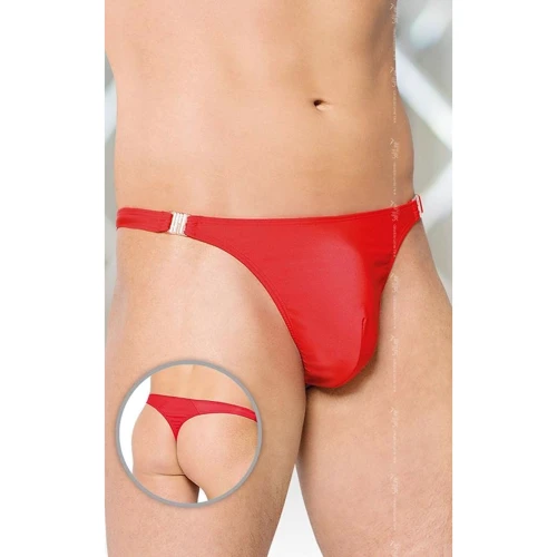 Мужские трусы SoftLine - Thong 4432, XL (red)