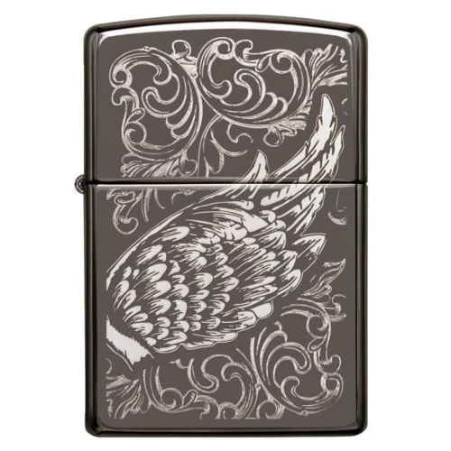 Зажигалка Zippo 150 Filigree Flame and Wing Design (29881) фото 2