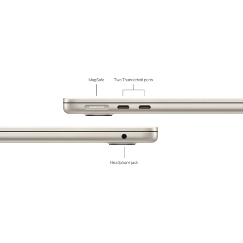 Apple MacBook Air 13" M3 512GB Starlight (MRXU3UA/A) 2024 : Вес 1.24 кг