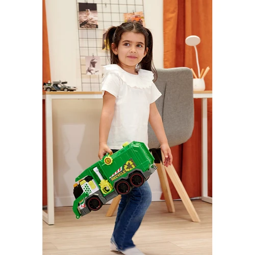 Функциональный автомобиль Dickie Toys мусоровоз с контейнером, со звуком и светл. эффектами 41 см: Производитель Dickie Toys