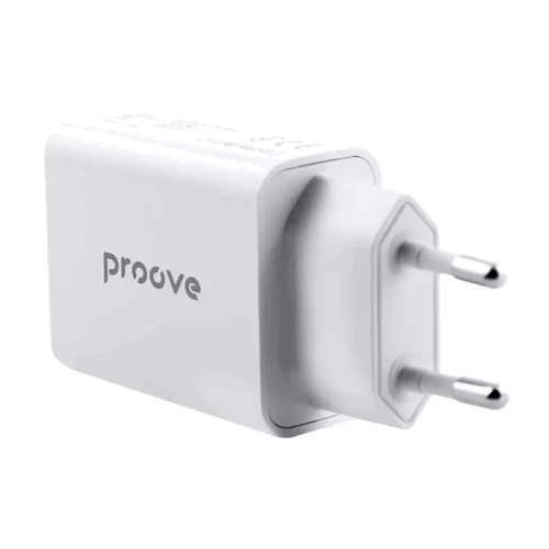 Зарядное устройство Proove Wall Charger 2xUSB Rapid 10.5W White: Кабель в комплекте отсутствует