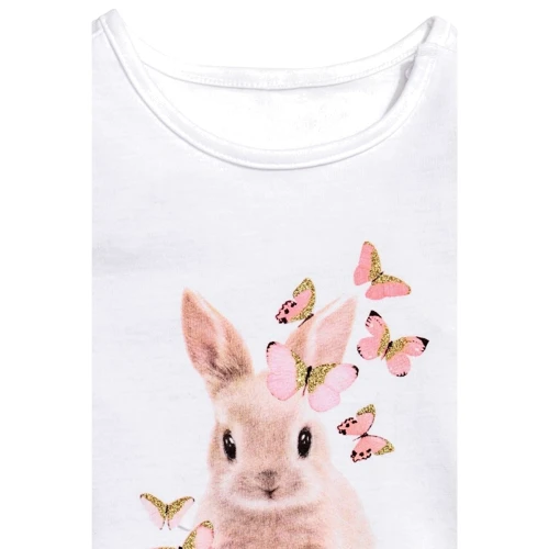 Футболка H & M 7Z4950976 74 см біла: Стать дівчинка