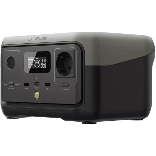Зарядная станция EcoFlow RIVER 2 256Wh 300W (ZMR600-B-EU) UA: Особенности модели Чистая синусоида, Недорогие, Bluetooth, Маленькие, Wi-Fi, Управление со смартфона
