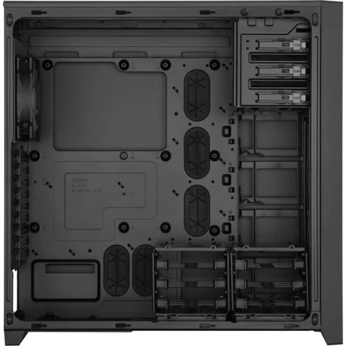 Корпус Corsair Obsidian 750D Airflow Edition Black (CC-9011078-WW): Материал передней панели матовый алюминий