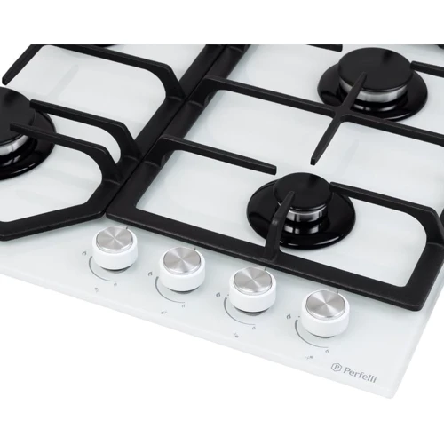 Варочная поверхность Perfelli HGG 61424 WH: Количество конфорок 4