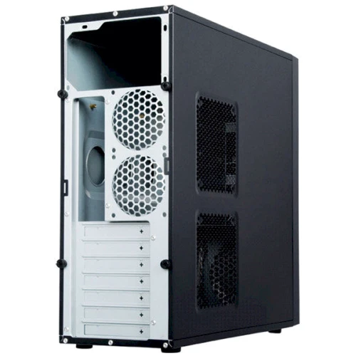 Корпус Chieftec Mesh CQ-01B-U3-500S8, 500W, 2xUSB3.0, Black: Матеріал передній панелі пластик
