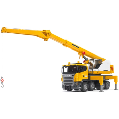 Автокран SCANIA Liebherr Большой Bruder (свет+звук), М1:16 (03570): Производитель Bruder