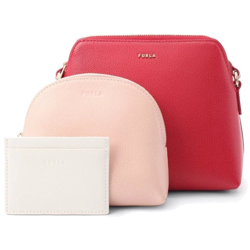 Женская сумка кросс боди Furla Boheme Mini Crossbody Set красная (EBC7B90): Тип ручки Плечевой ремень, Без ручки
