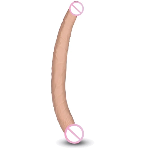Двухсторонний фаллоимитатор LoveToy King-Sized Realistic Ladykiller Tapered Double 14"