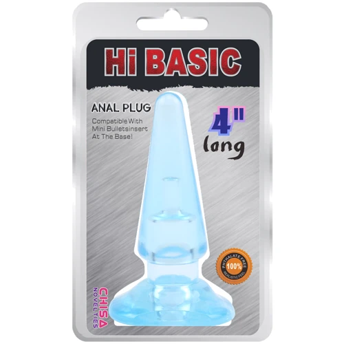 Анальная пробка Chisa Hi Basic Anal Plug 4" Blue
