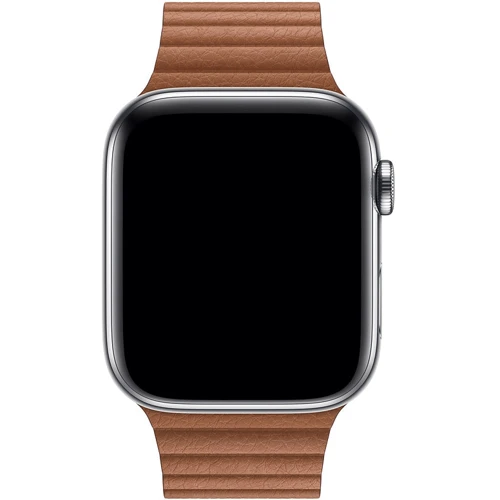 Аксессуар для Watch Apple Leather Loop Band Saddle Brown Medium (MXAF2/MXAG2) for Apple Watch 42/44mm: Совместимость Apple Watch 45mm, Apple Watch 42mm, Apple Watch 44mm