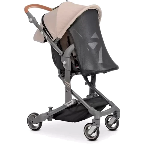 Прогулянкова коляска El Camino inCITY Beige (ME 1068): Кількість блоків 1