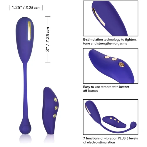 CalExotics Impulse EStim Remote Kegel Exerciser - виброяйцо тренажер Кегеля