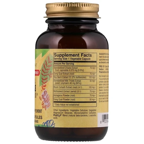 Solgar Herbal Female Complex 50 Veg caps Травяной комплекс для женщин: Форма выпуска Капсулы