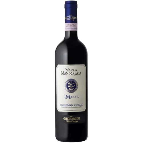 Вино Guicciardini Massi di Mandorlaia Morellino I Massi, червоне сухе, 0.75 л 13.5-14.5% (ALR15549)