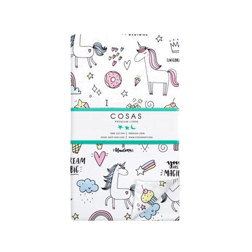 Комплект підліткової постільної білизни Unicorn Sweet Sky підлітковий 155х215 см (UnicornSweet_Sky_155)