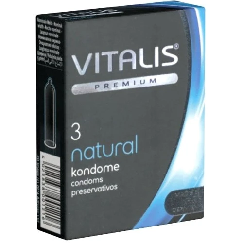 Презервативи Vitalis Premium Natural 3 шт (40309): Тип Класичні