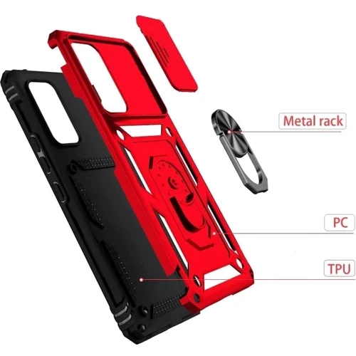 Чехол для телефонов BeCover Military Red for Motorola Moto G31 / G41 (708193): Материал TPU (термополиуретан) и пластик