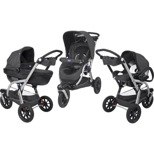 Універсальна коляска (3-в-1) Chicco Trio Activ3 Anthracite (сірий) (79371.99): Тип коляски універсальна коляска (3-в-1)