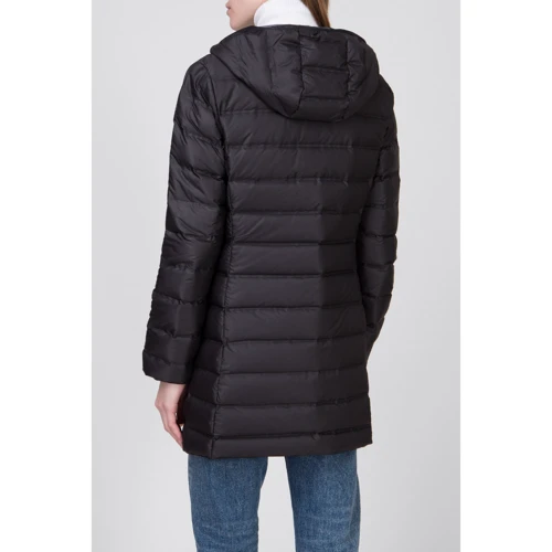 Пуховик CMP Woman Parka Fix Hood 3Z23076-U901 42 (34) черный зимний с капюшоном: Длина рукава Длинный