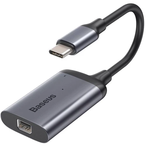 Адаптер Baseus Adapter USB-C to USB-C + Mini DisplayPort Deep Gray (CAHUB-Y0G)