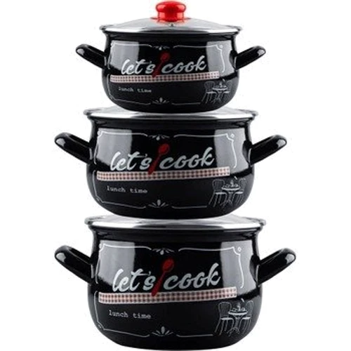 Набор кастрюль Gusto GT-T-3-LCB Lets cook 6 предметов (117889)
