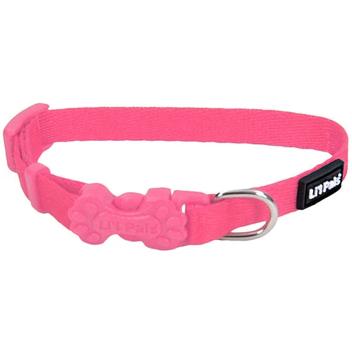 Ошейник Coastal Lit'l Pals Nylon для собак малых пород нейлон розовый 0.8x15-20 см