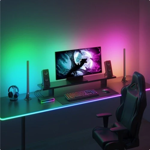 Набір адаптивного підсвічування Govee H6601 HDMI AI Gaming Kit RGBIC чорний (H6601311) фото 1