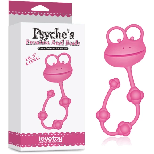 Анальная цепочка LoveToy Psyches Premium Anal Beads 10.5" Pink
